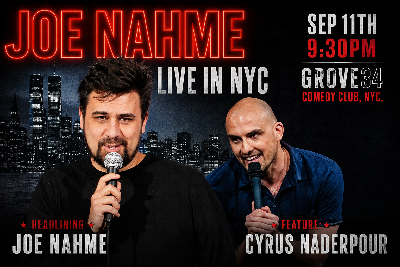 Joe Nahme at Grove 34 Comedy Club