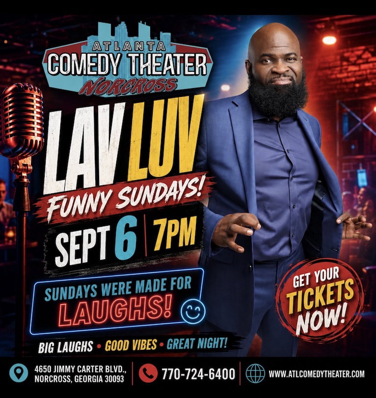 Lav Luv Funny Sundays at Atlanta Comedy Theater Norcross