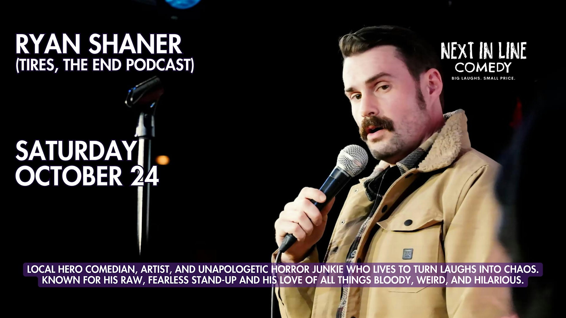 Ryan Shaner at Next In Line Comedy
