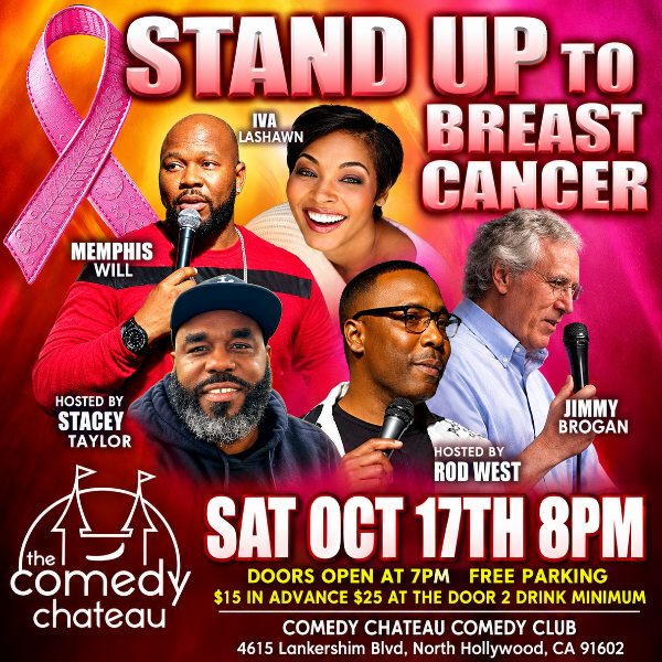 Stand Up to Breast Cancer at The Comedy Chateau