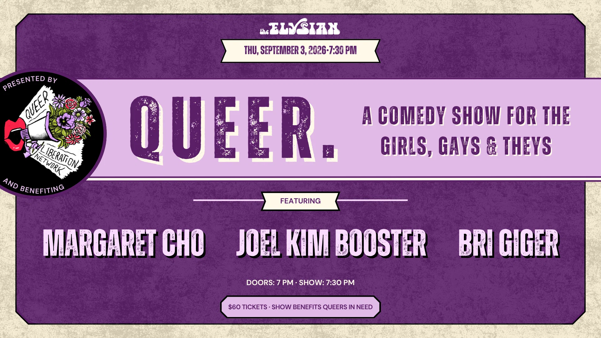 QUEER at The Elysian Theater
