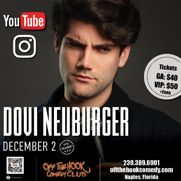 Dovi Neuburger at Off The Hook Comedy Club