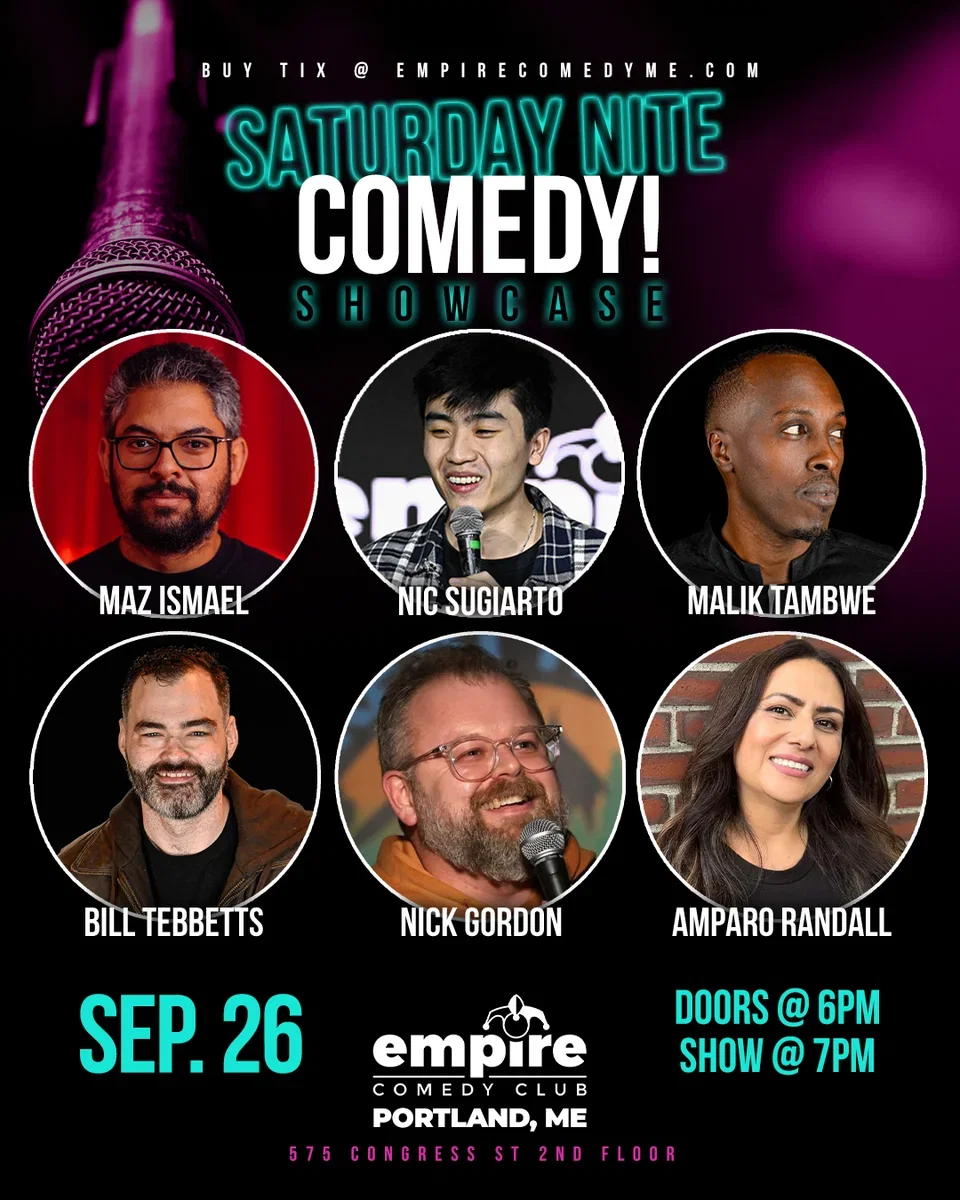 Saturday Nite Comedy Showcase at Empire Comedy Club