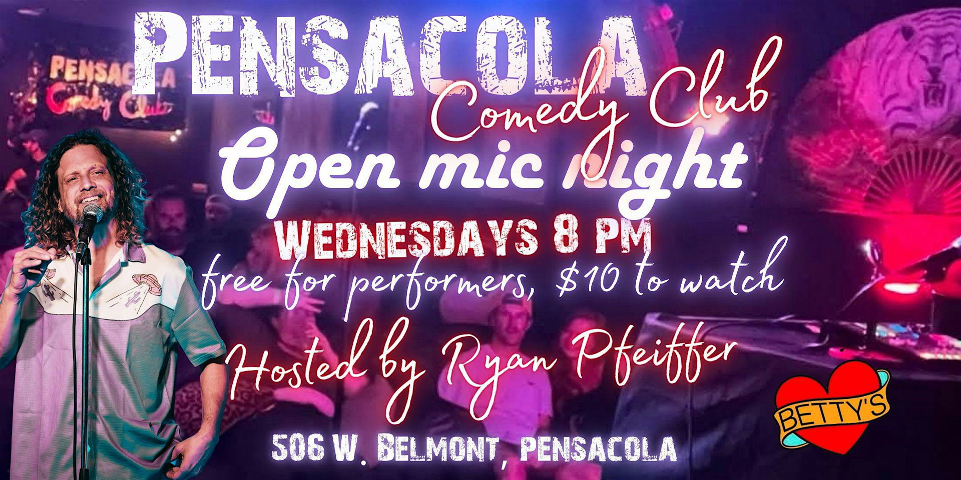 Pensacola Comedy Club's Stand-Up Comedy Open Mic at Pensacola Comedy Club