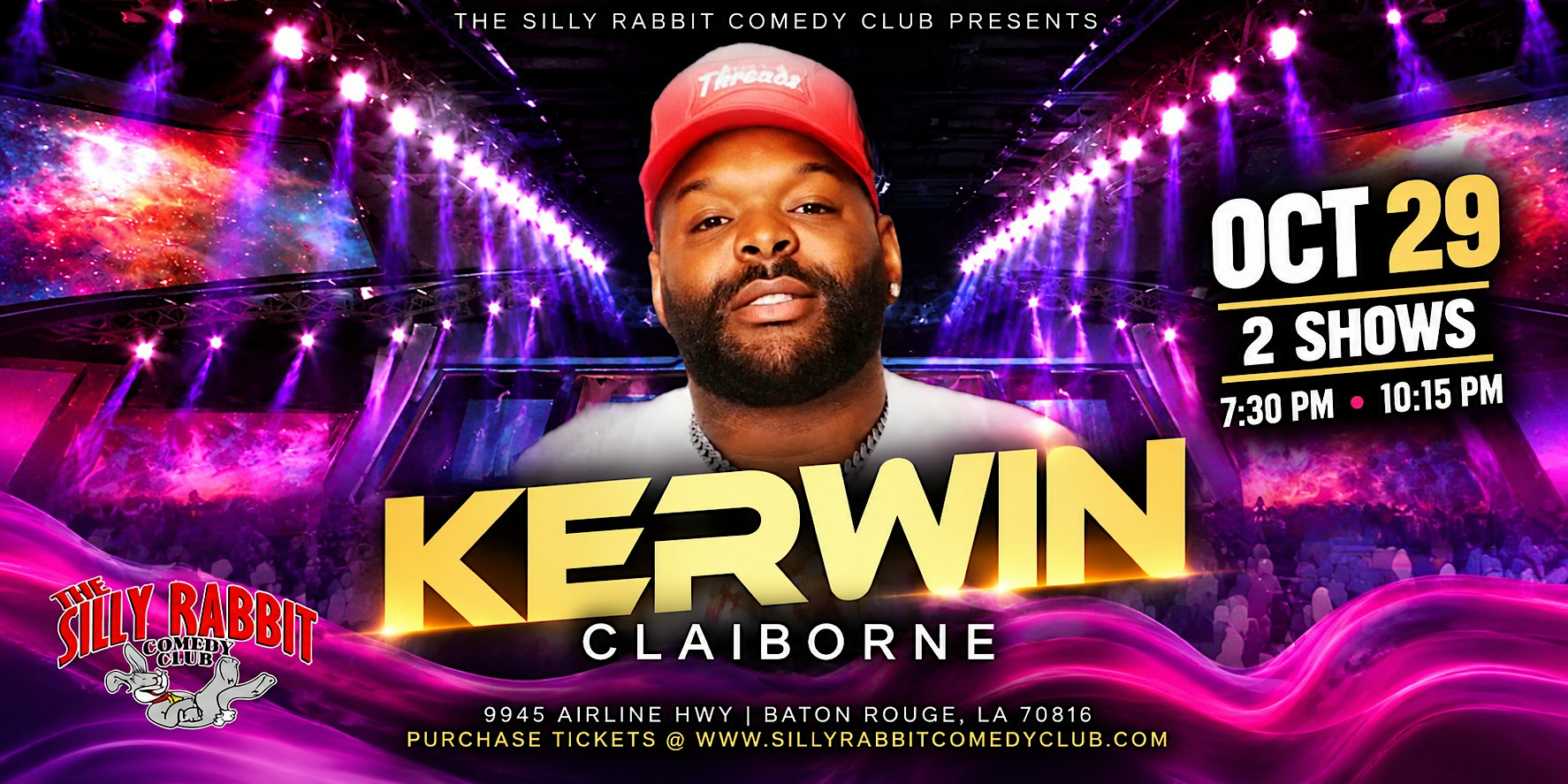 Kerwin Claiborne at The Silly Rabbit Comedy Club