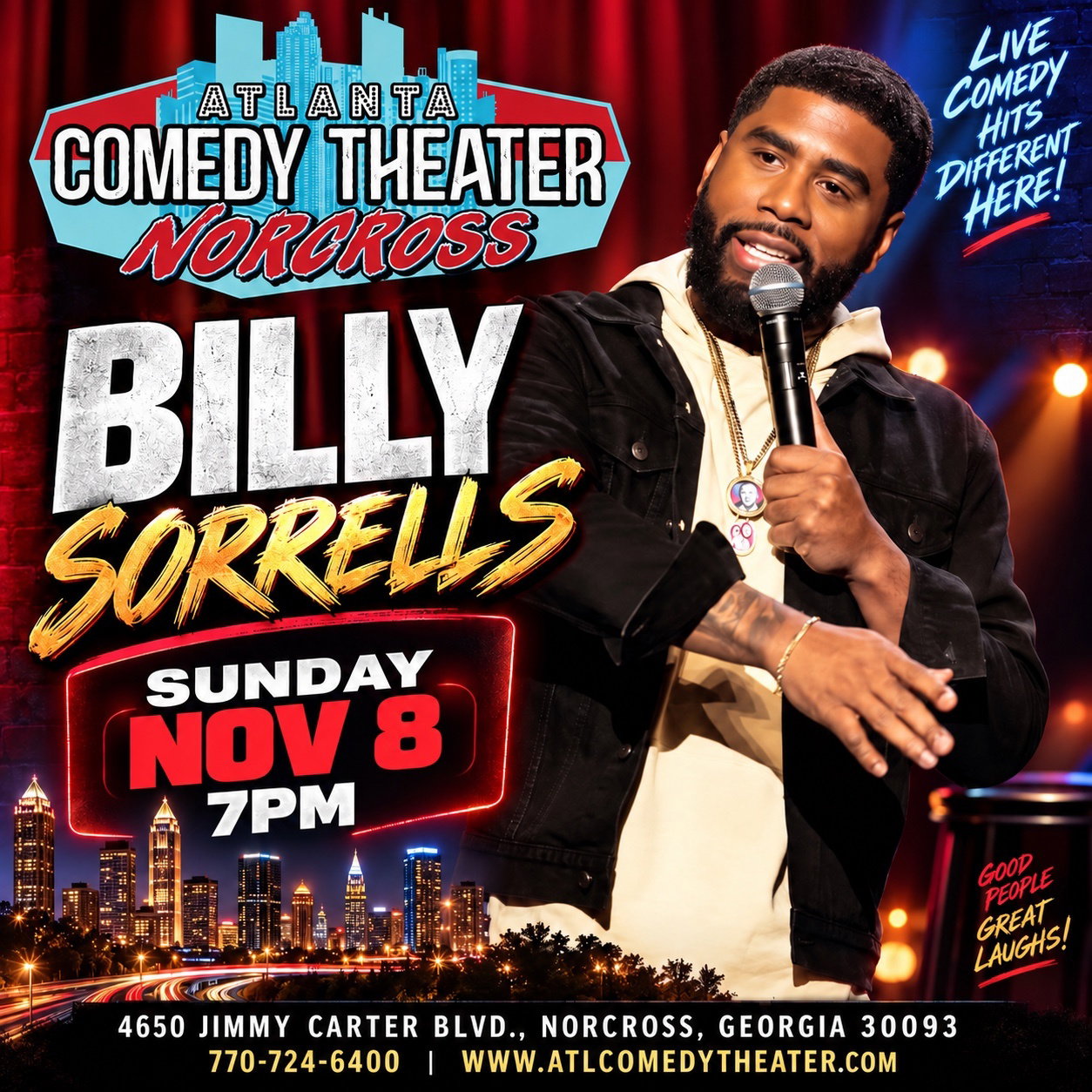 Billy Sorrells at Atlanta Comedy Theater Norcross