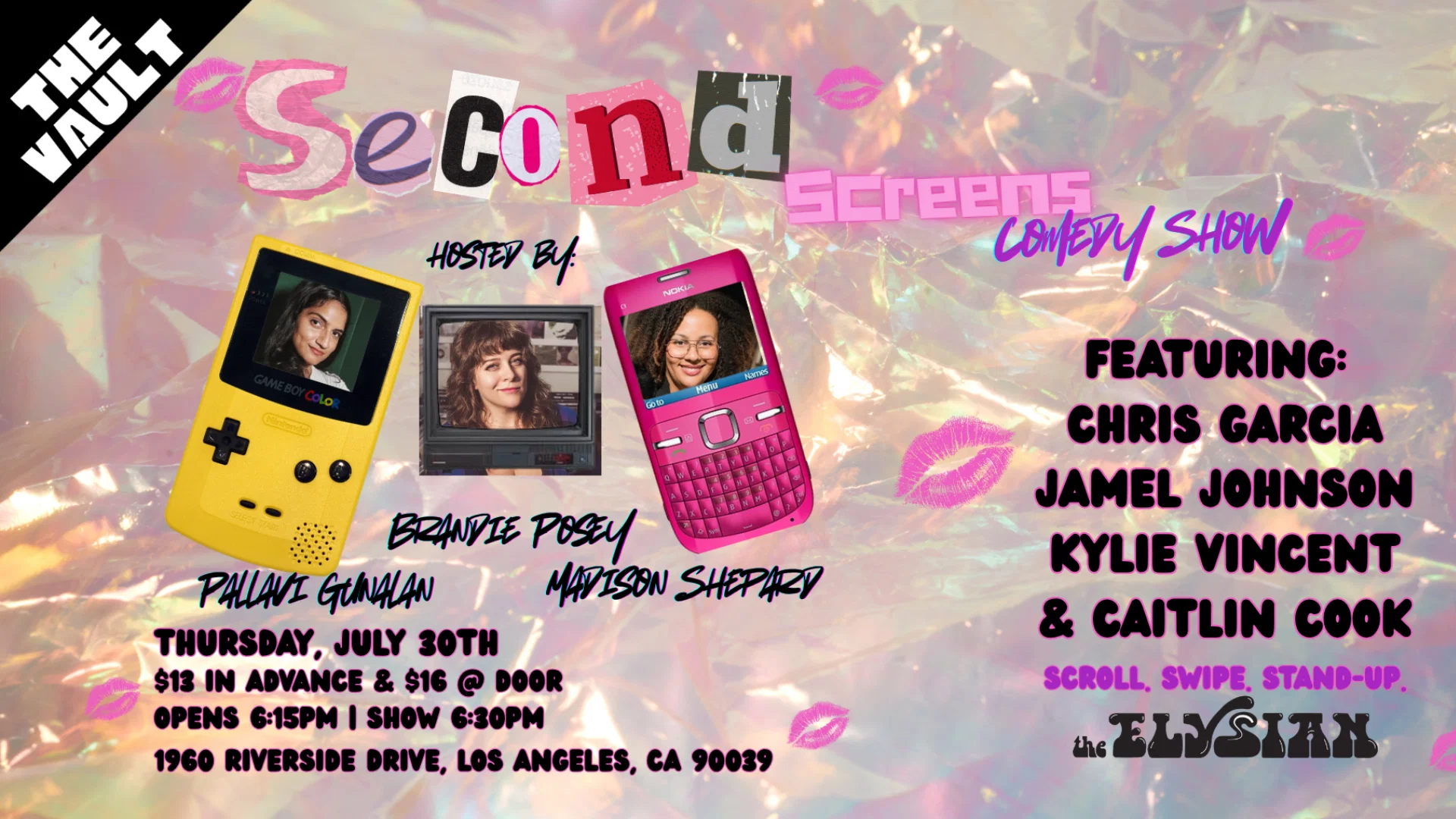 Second Screens Comedy at The Elysian Theater