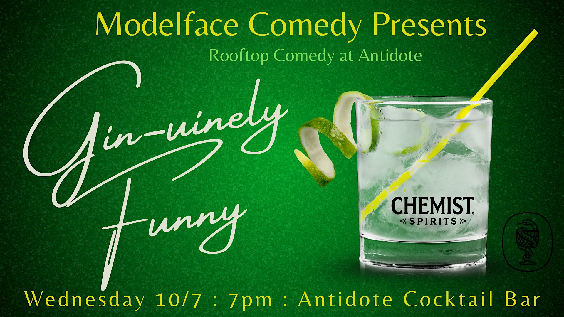 Gin-uinely Funny Rooftop Comedy at Modelface Comedy