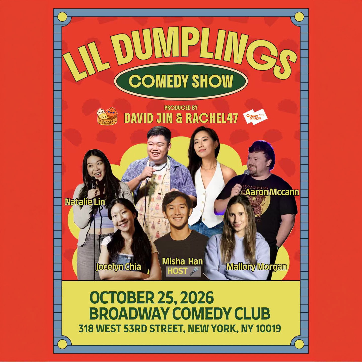 Lil Dumplings Comedy Show at Broadway Comedy Club