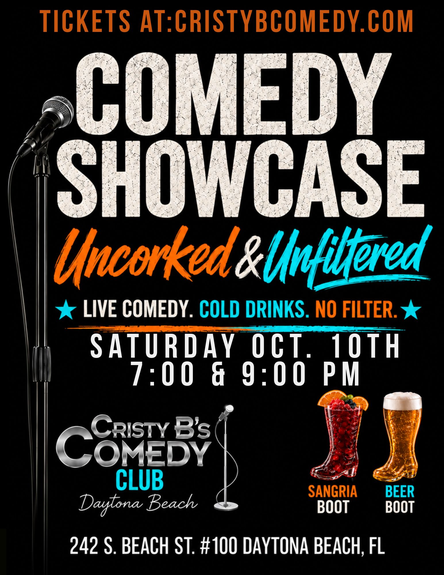 Comedy Showcase at Cristy B's Comedy Club