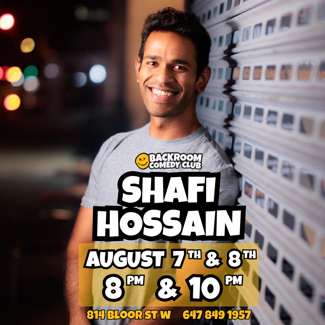 Shafi Hossain at Backroom Comedy Club