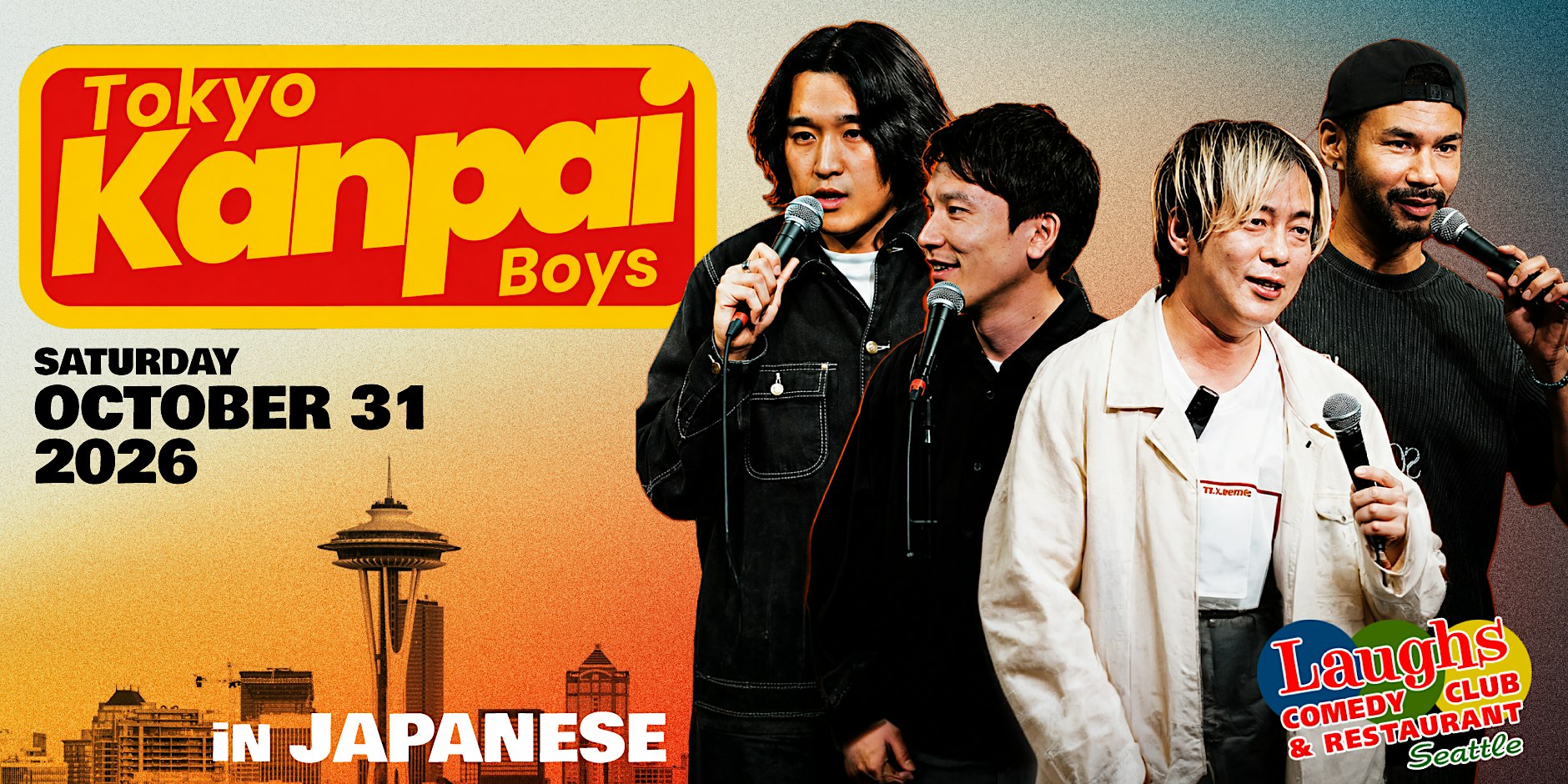 Tokyo Kanpai Boys Live at Laughs Comedy Club