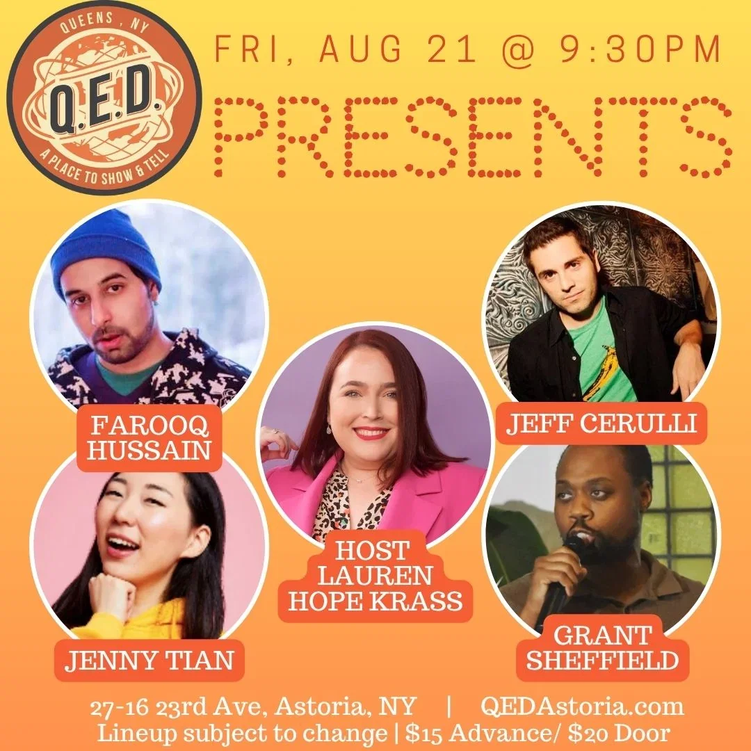 QED Presents at Q.E.D. Astoria