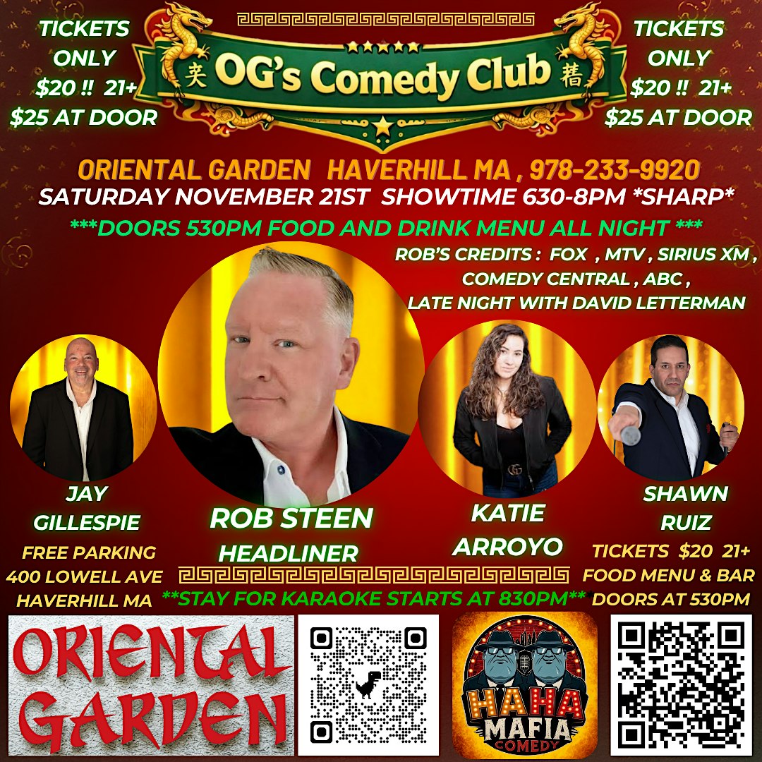 OG's Comedy Dinner Show at OG's Comedy Club