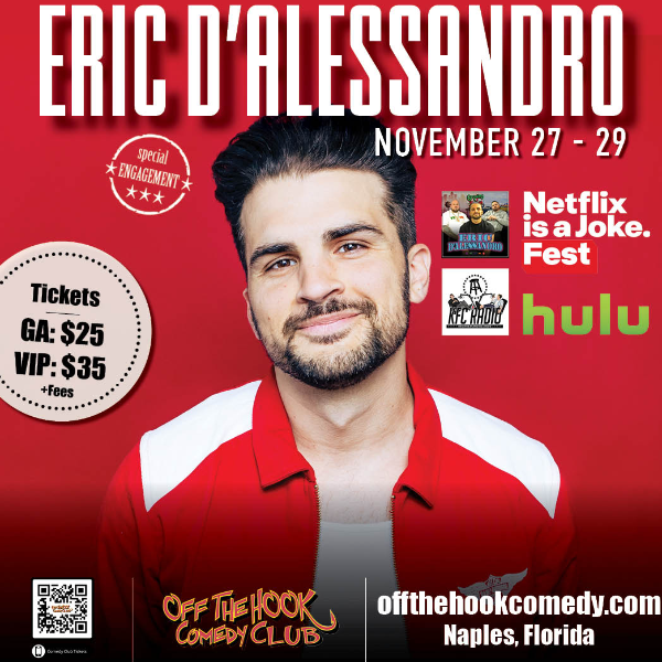Eric D'Alessandro at Off The Hook Comedy Club