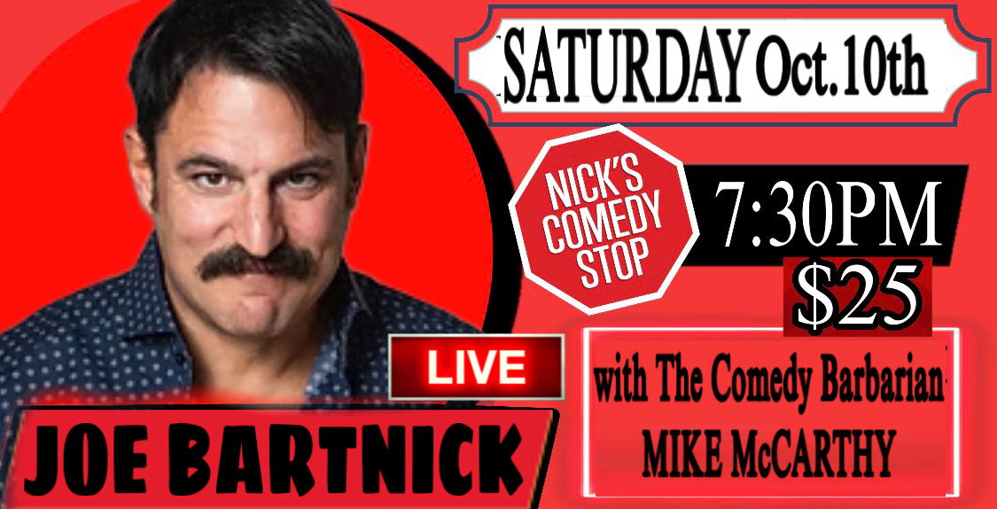 Joe Bartnick LIVE at Nick's Comedy Stop