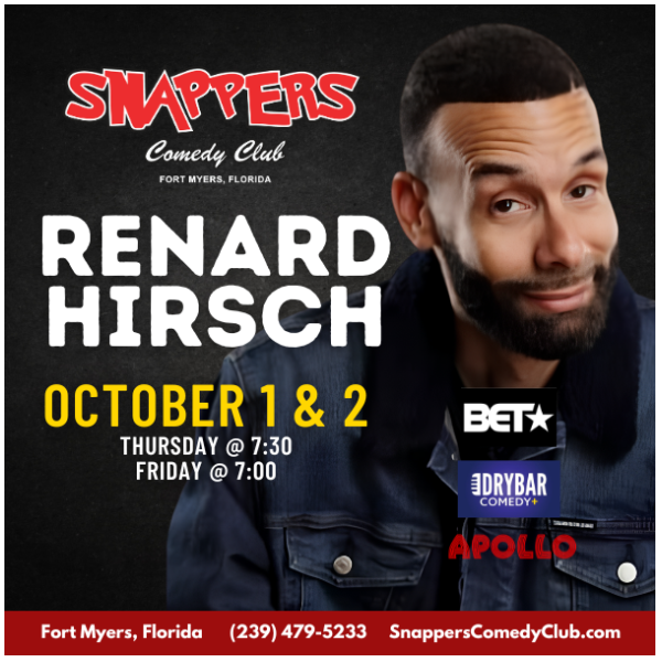 Renard Hirsch at Snappers Comedy Club Fort Myers