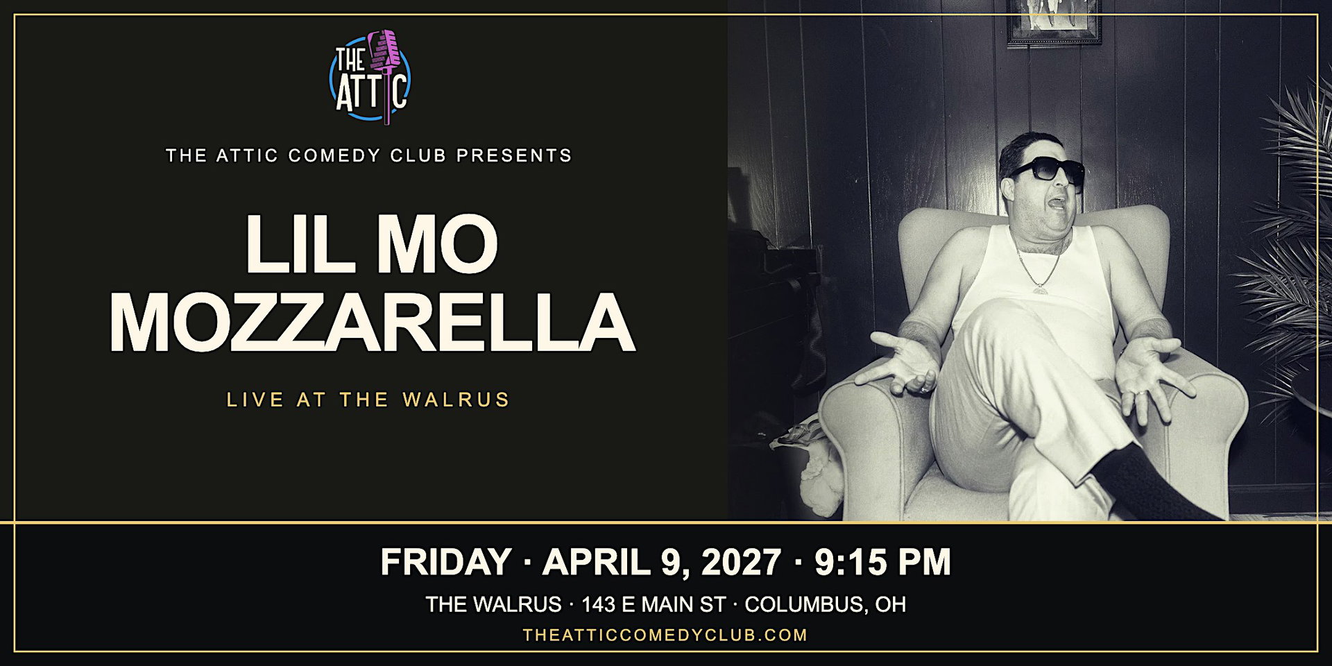Lil Mo Mozzarella at The Attic Comedy Club