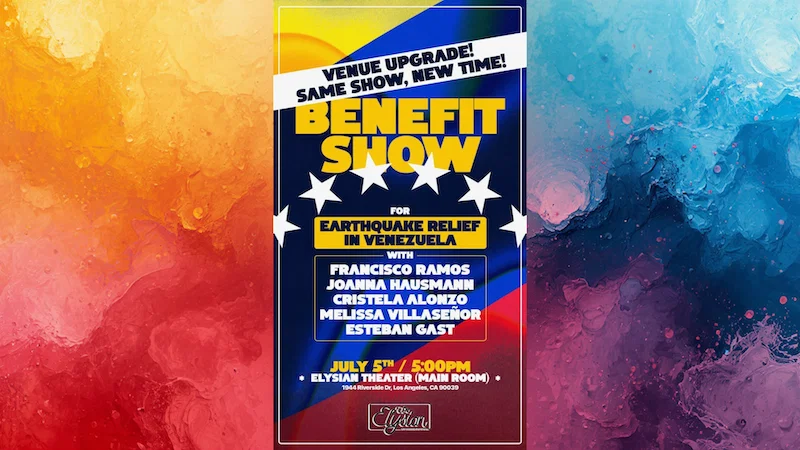 Benefit Show for Earthquake Relief in Venezuela at The Elysian Theater