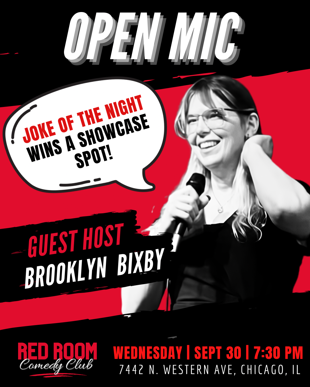 RED ROOM OPEN MIC at RED ROOM Comedy Club