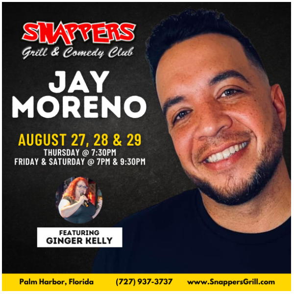 Jay Moreno Comedy at Snappers Palm Harbor