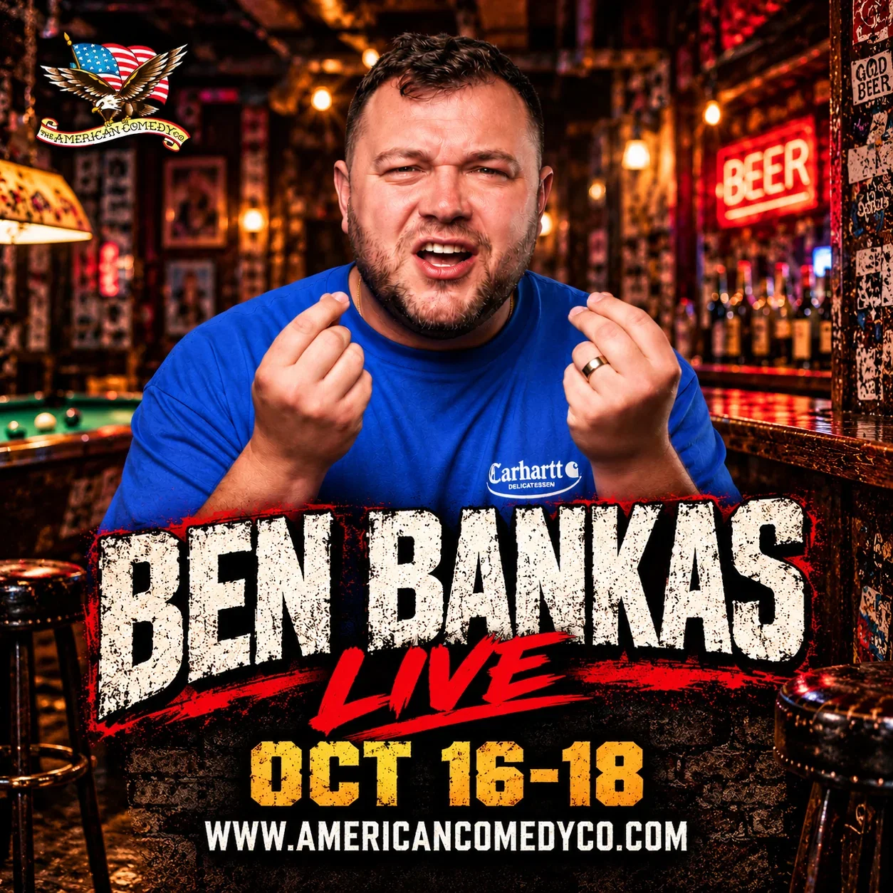 Ben Bankas LIVE! at American Comedy Co.