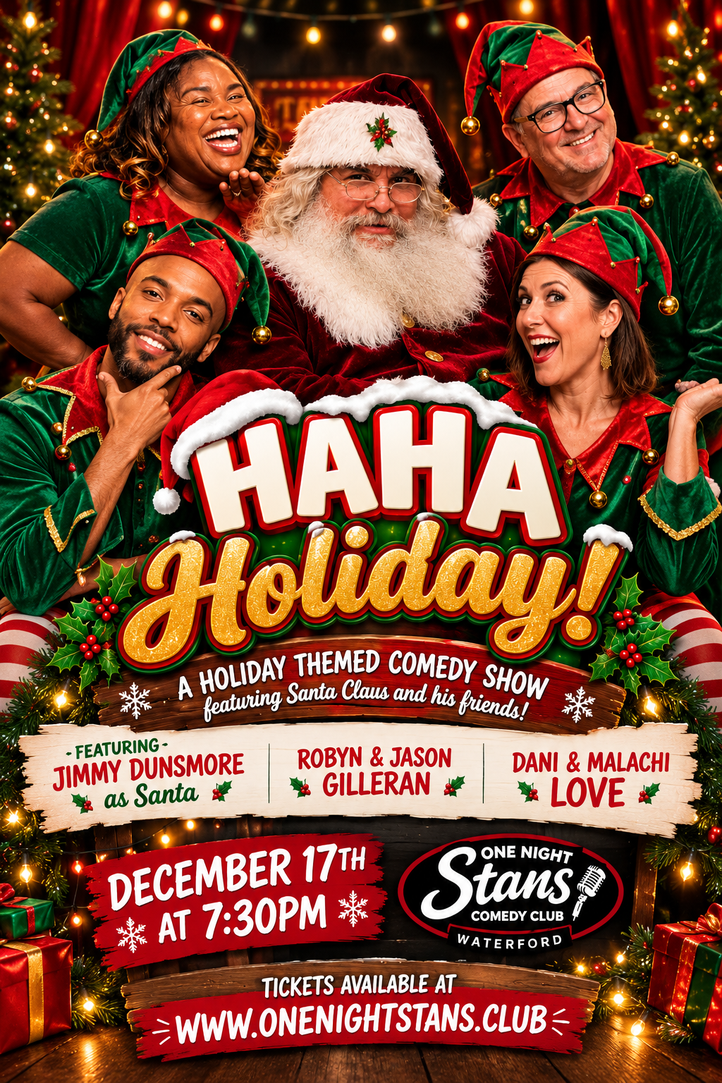 HAHA Holiday Show! at One Night Stan's Comedy Club