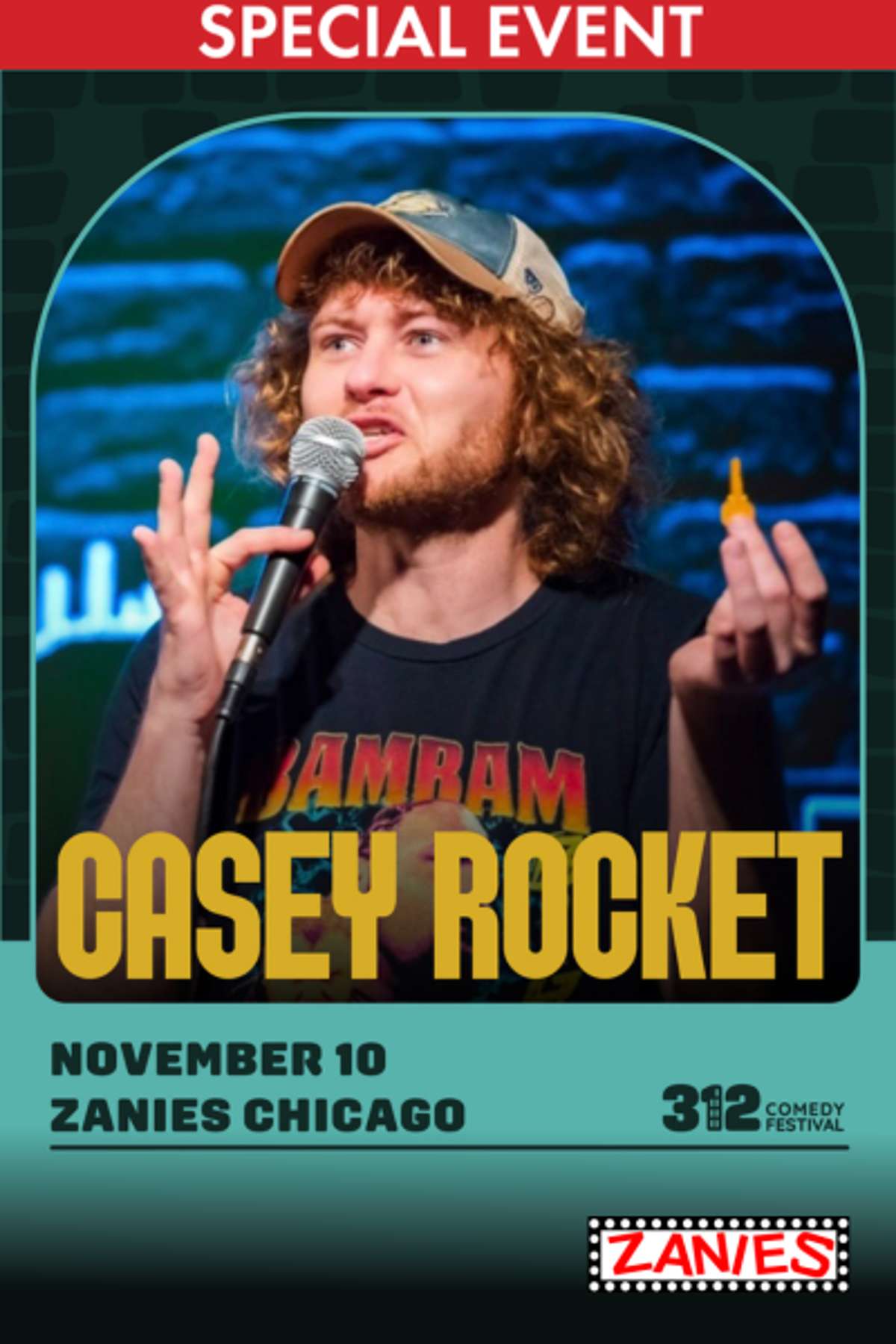 Casey Rocket at Zanies Comedy Club Chicago