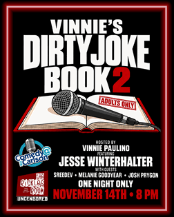 Vinnie's Dirty Joke Book at Comedy @ the Carlson