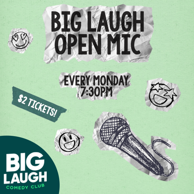 Big Laugh Open Mic at Big Laugh Comedy Club Fort Worth