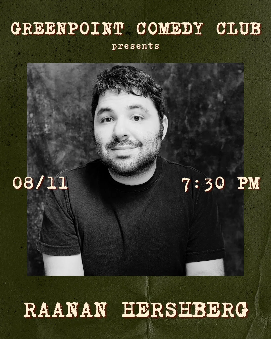 Raanan Hershberg at Greenpoint Comedy Club