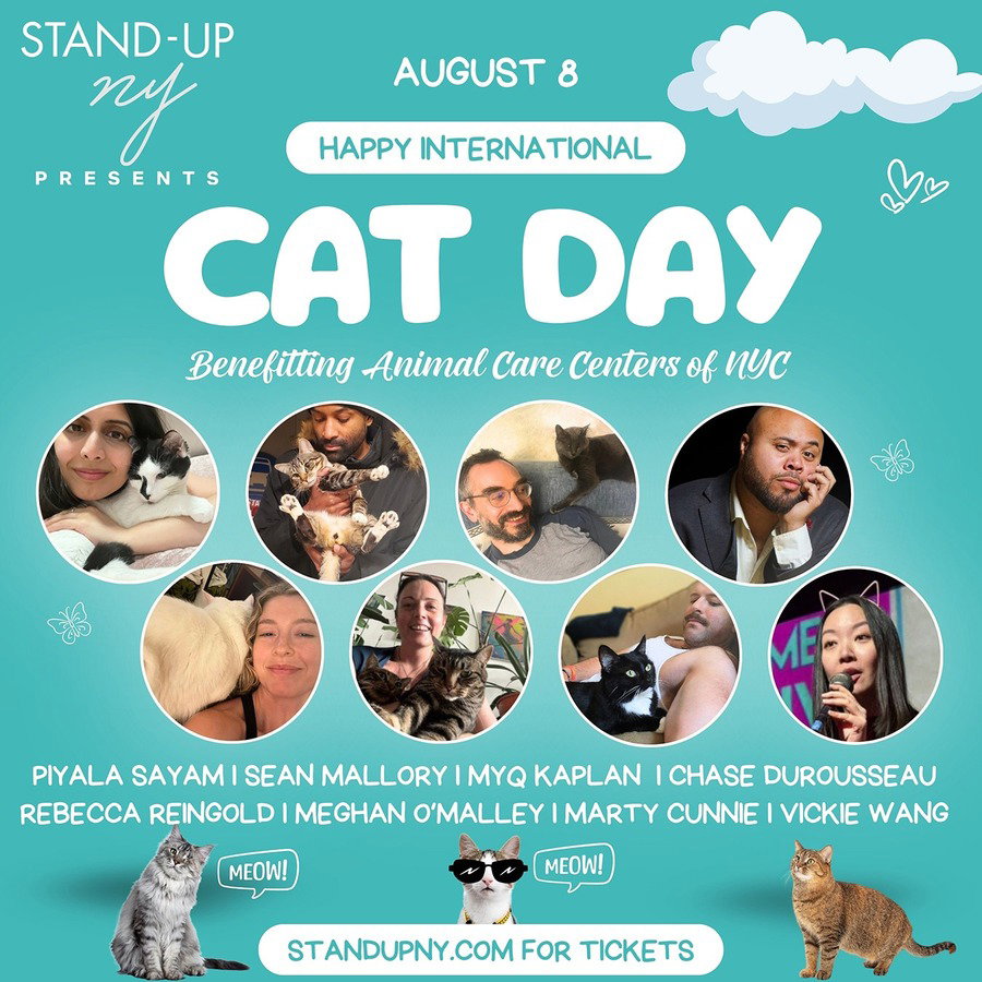 Hiss-terrical Cat Day at Stand Up NY