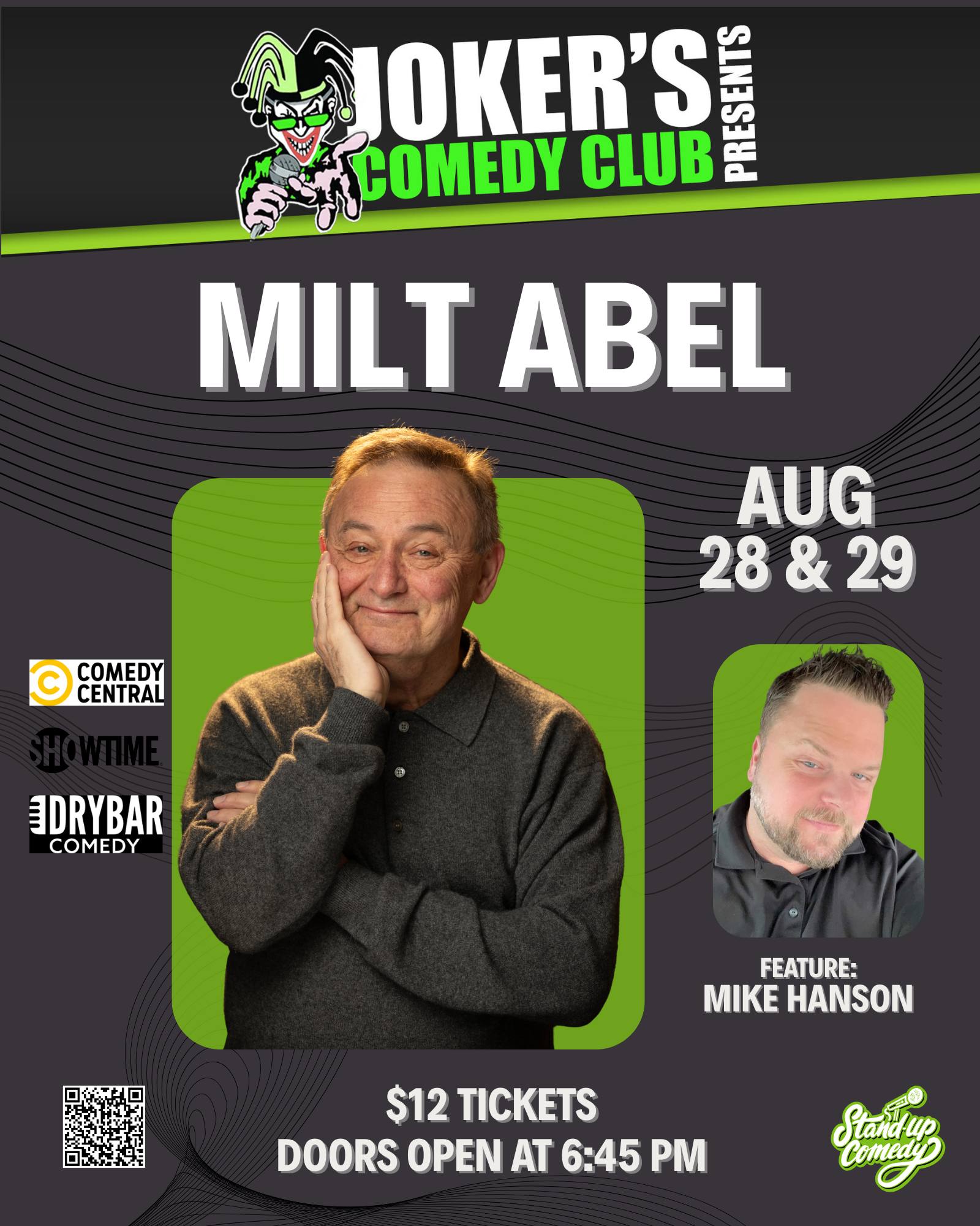Milt Abel at Joker's Comedy Club