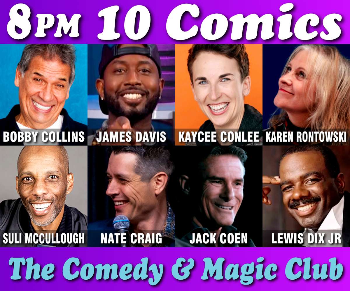 10 Comics Show at The Comedy & Magic Club