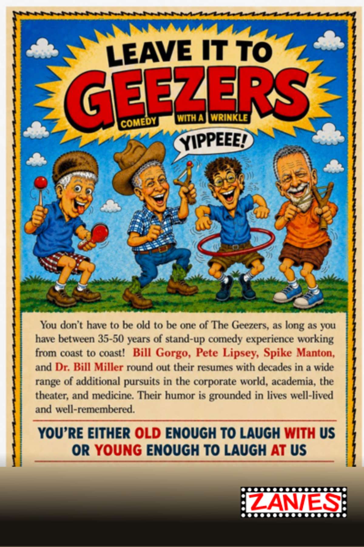 Leave it to Geezers at Zanies Comedy Club Rosemont