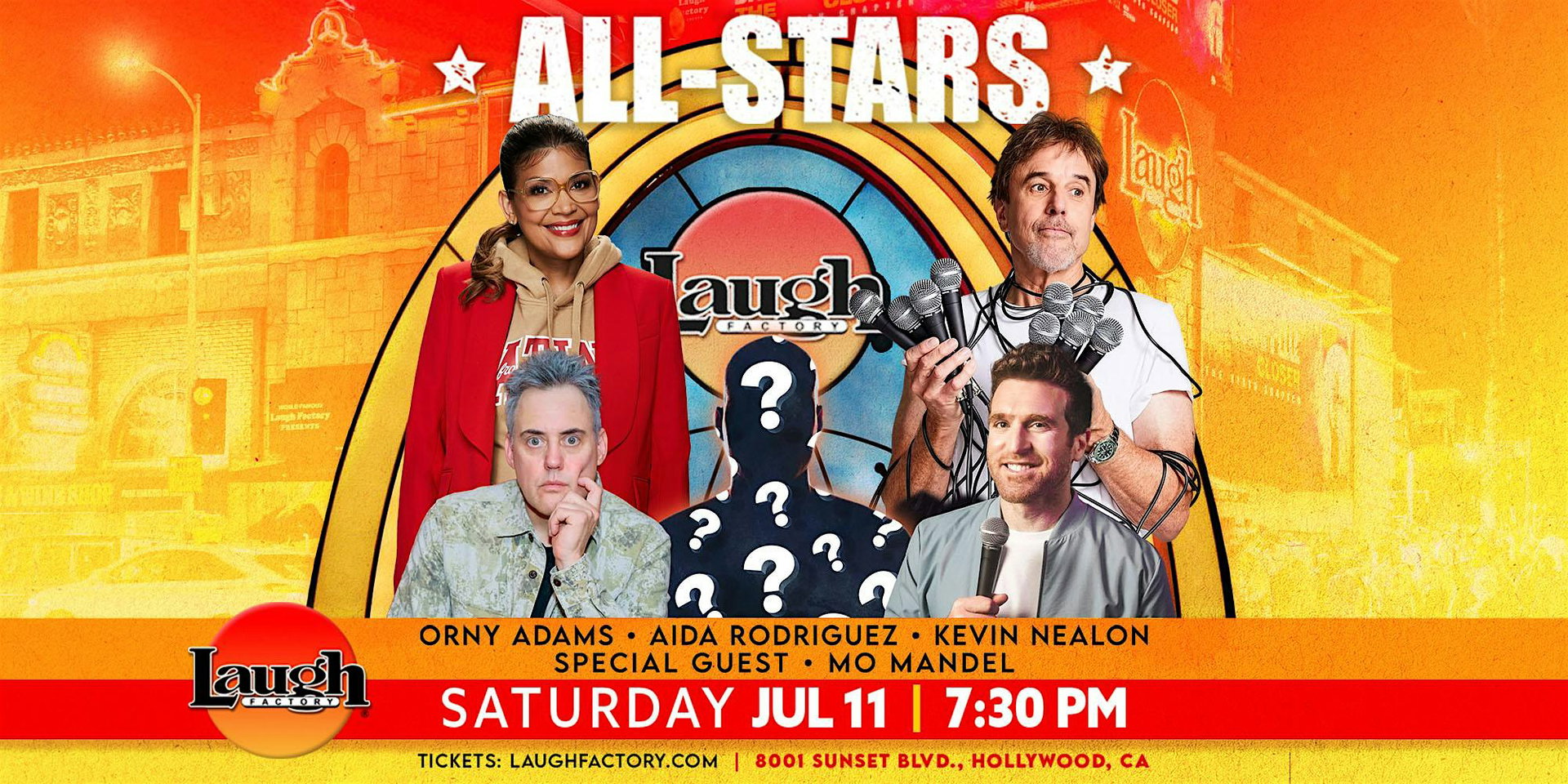Saturday Night All-Stars at The Laugh Factory Hollywood