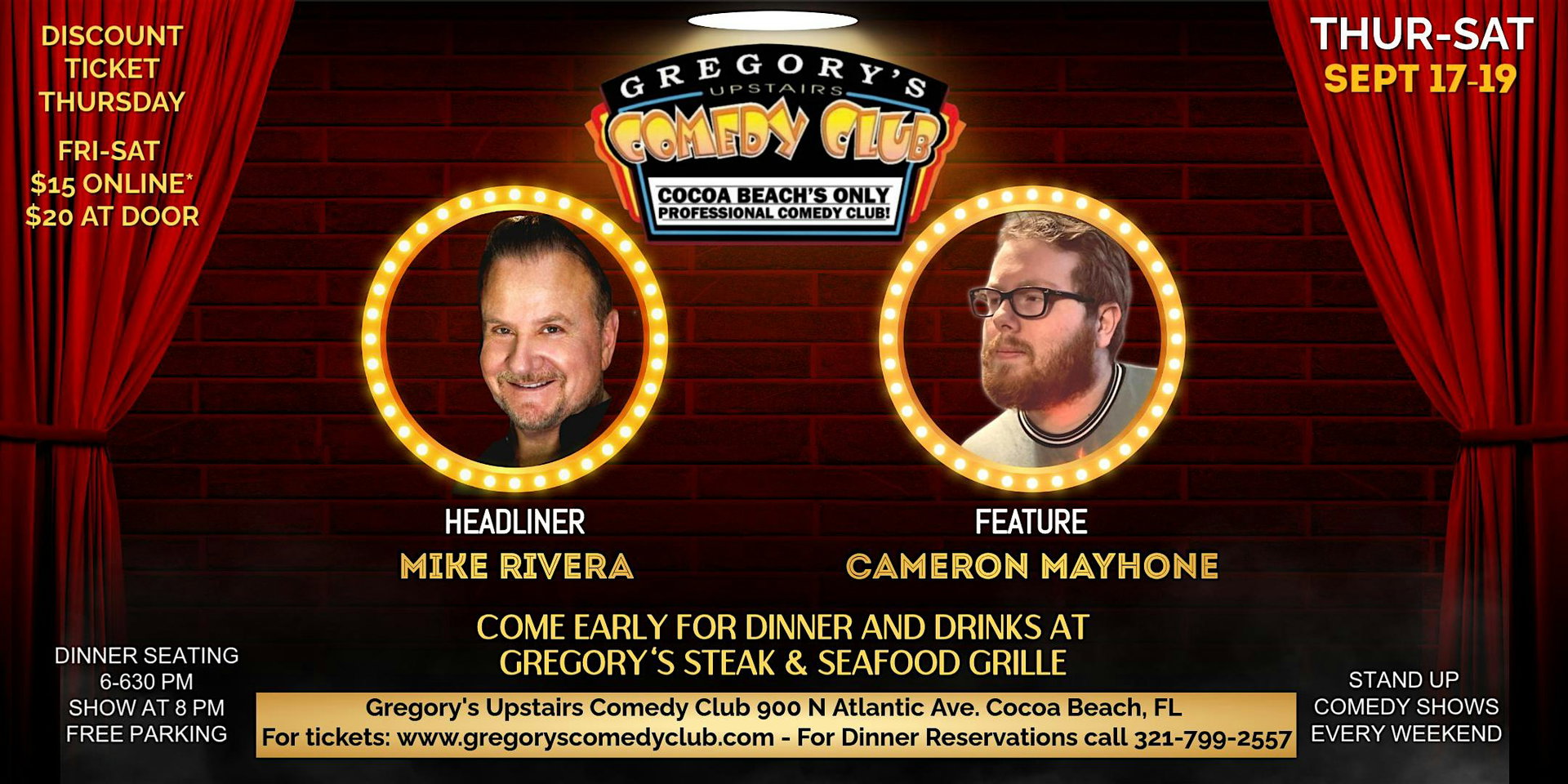 Gregory's Comedy Club at Gregory's Upstairs Comedy Club