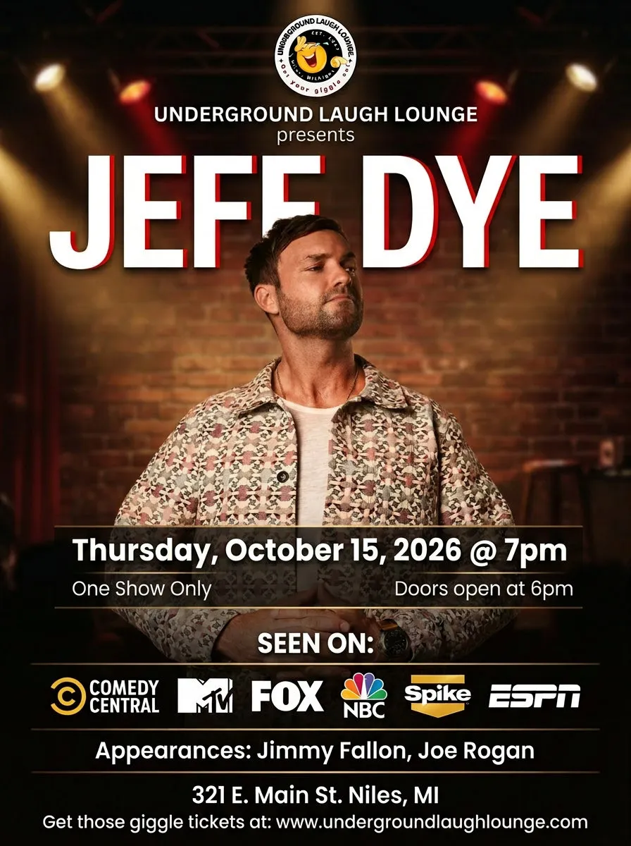 Jeff Dye at Underground Laugh Lounge