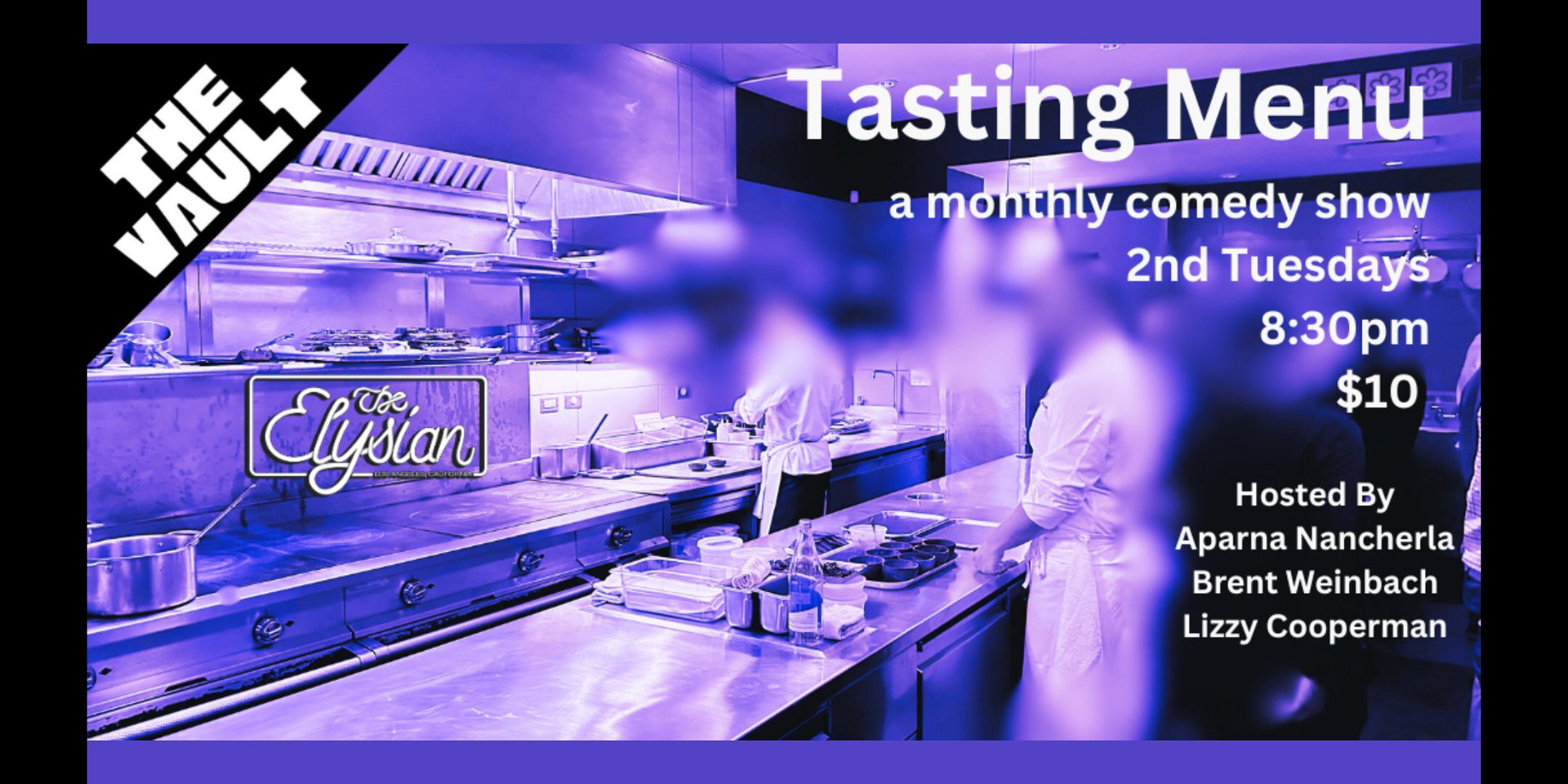 Tasting Menu Comedy at The Elysian Theater
