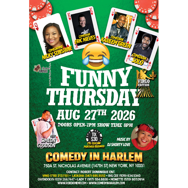 Funny Thursday at Comedy in Harlem