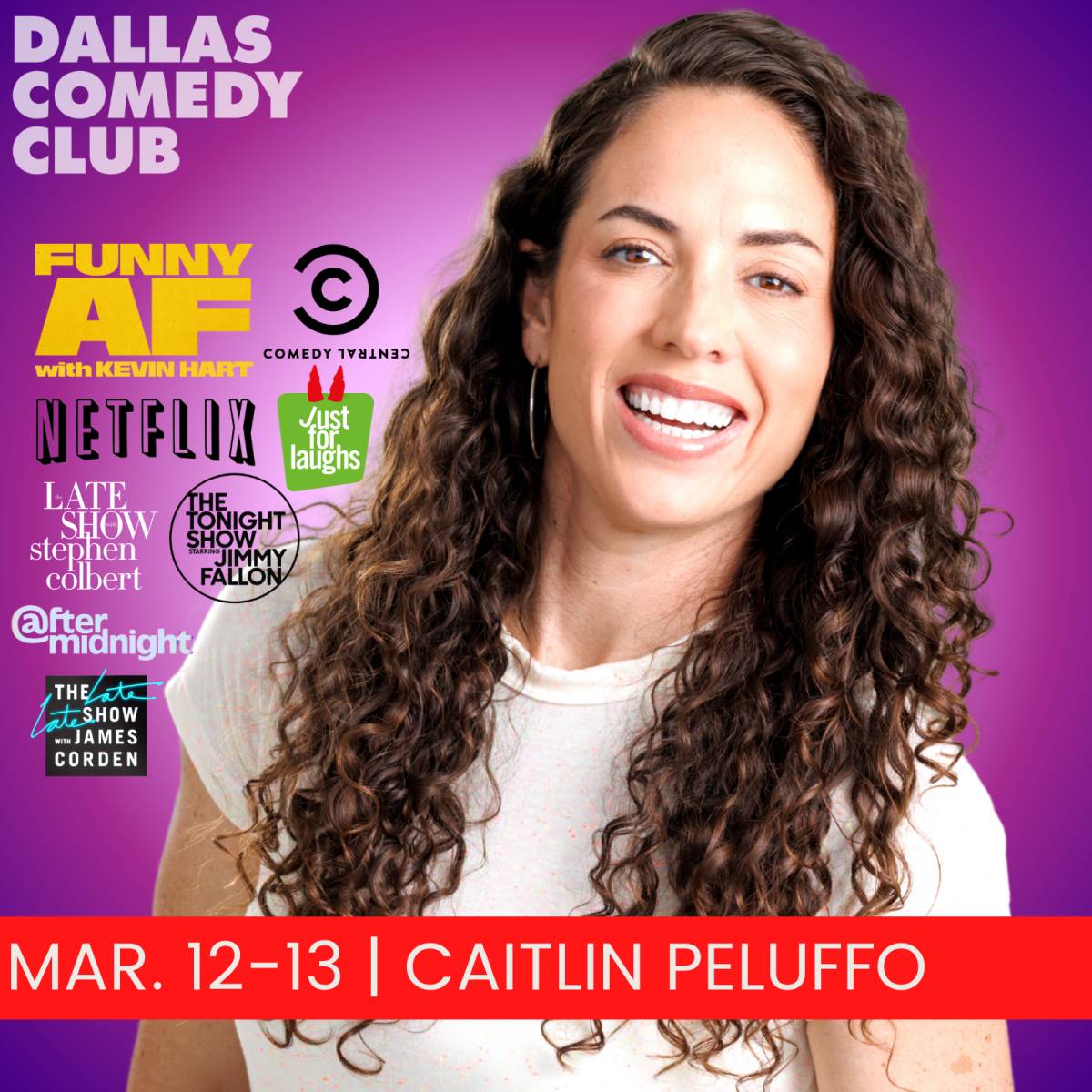 Caitlin Peluffo at Dallas Comedy Club
