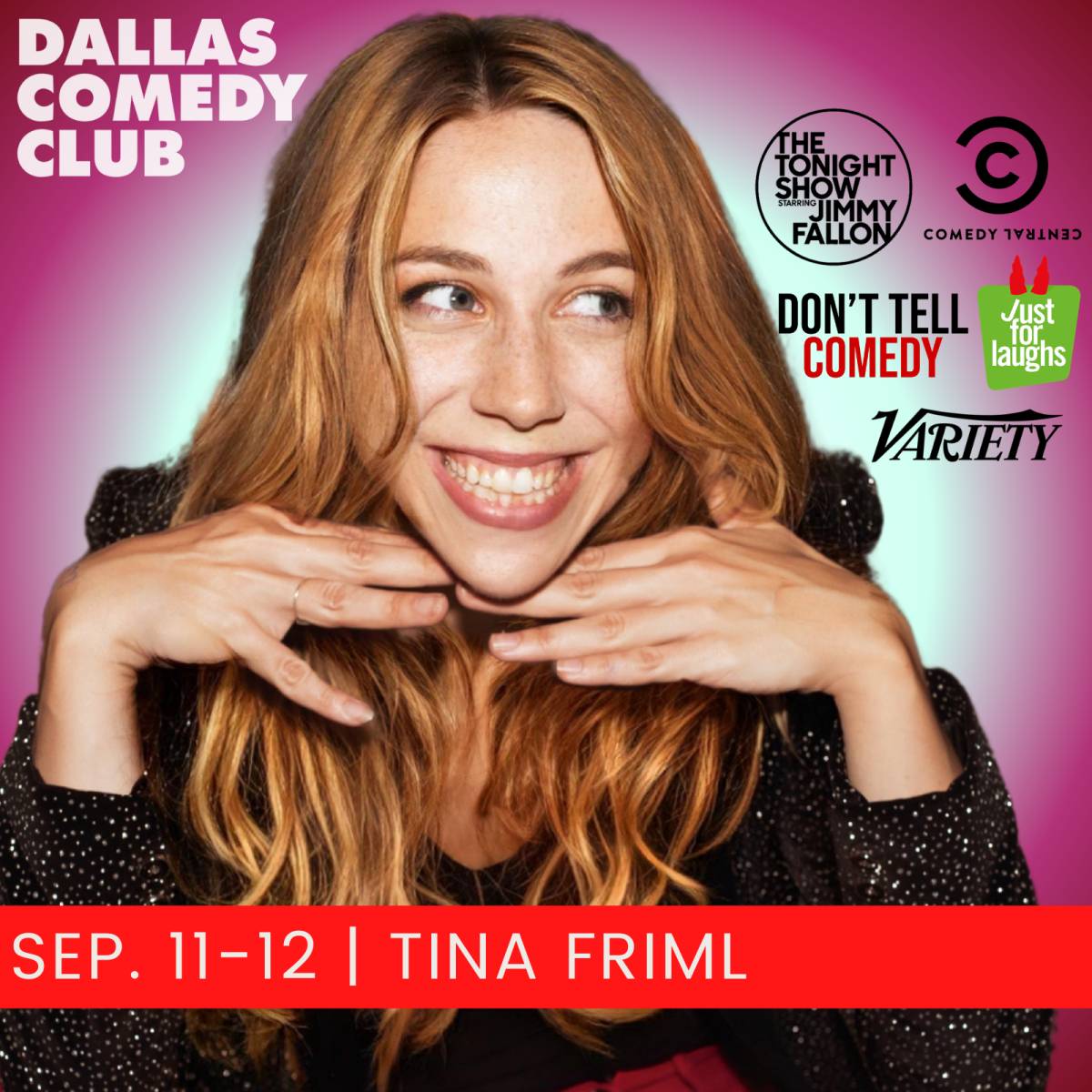 Tina Friml at Dallas Comedy Club