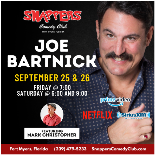 Joe Bartnick at Snappers Comedy Club Fort Myers