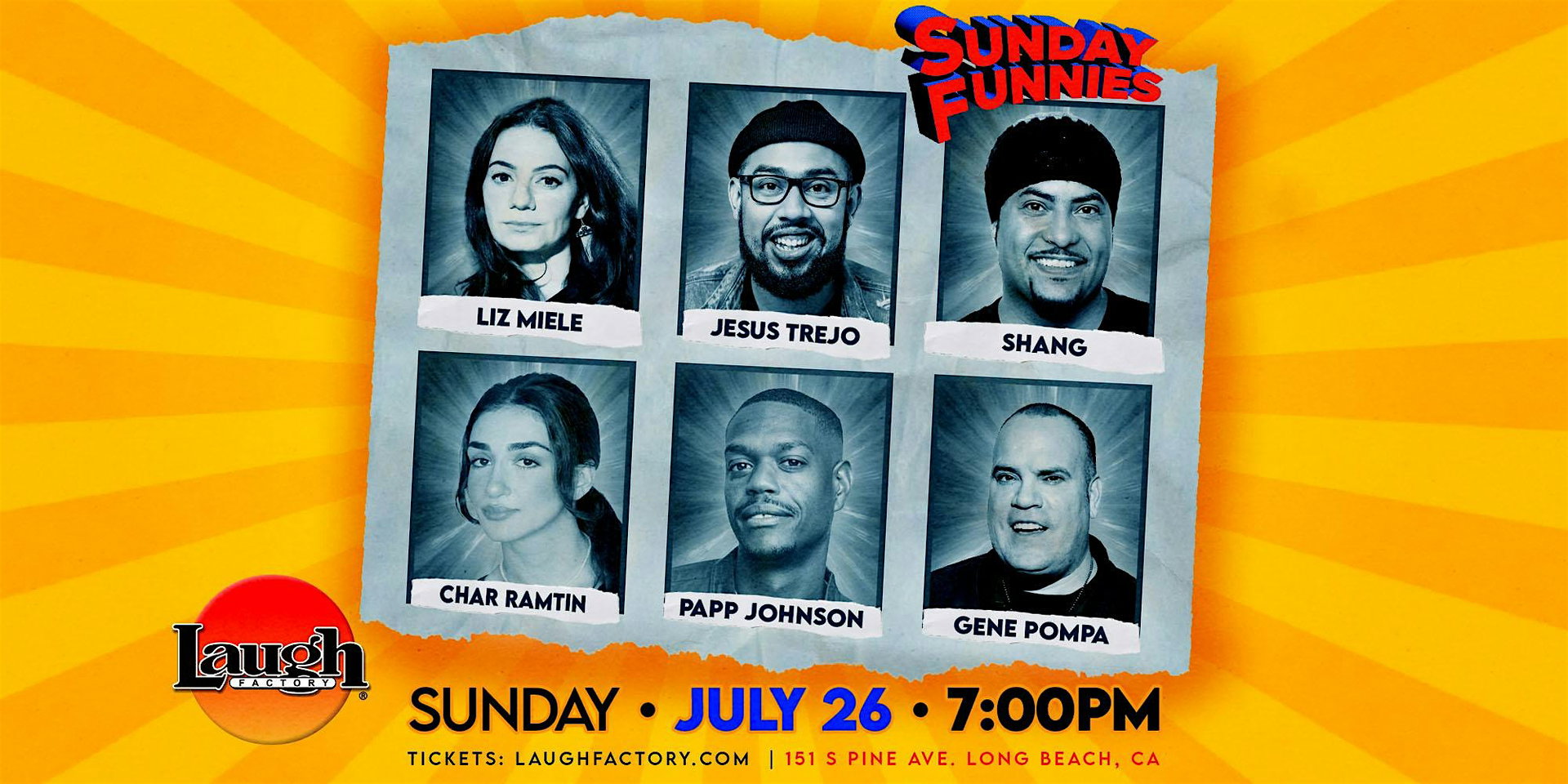 Sunday Funnies at The Laugh Factory Long Beach