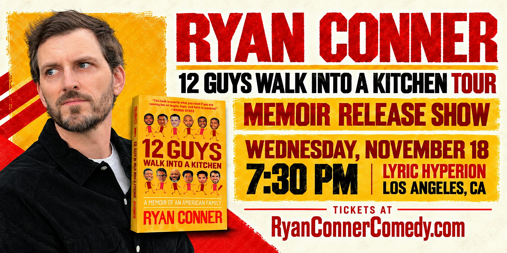 Ryan Conner's Memoir Release Show at The Lyric Hyperion