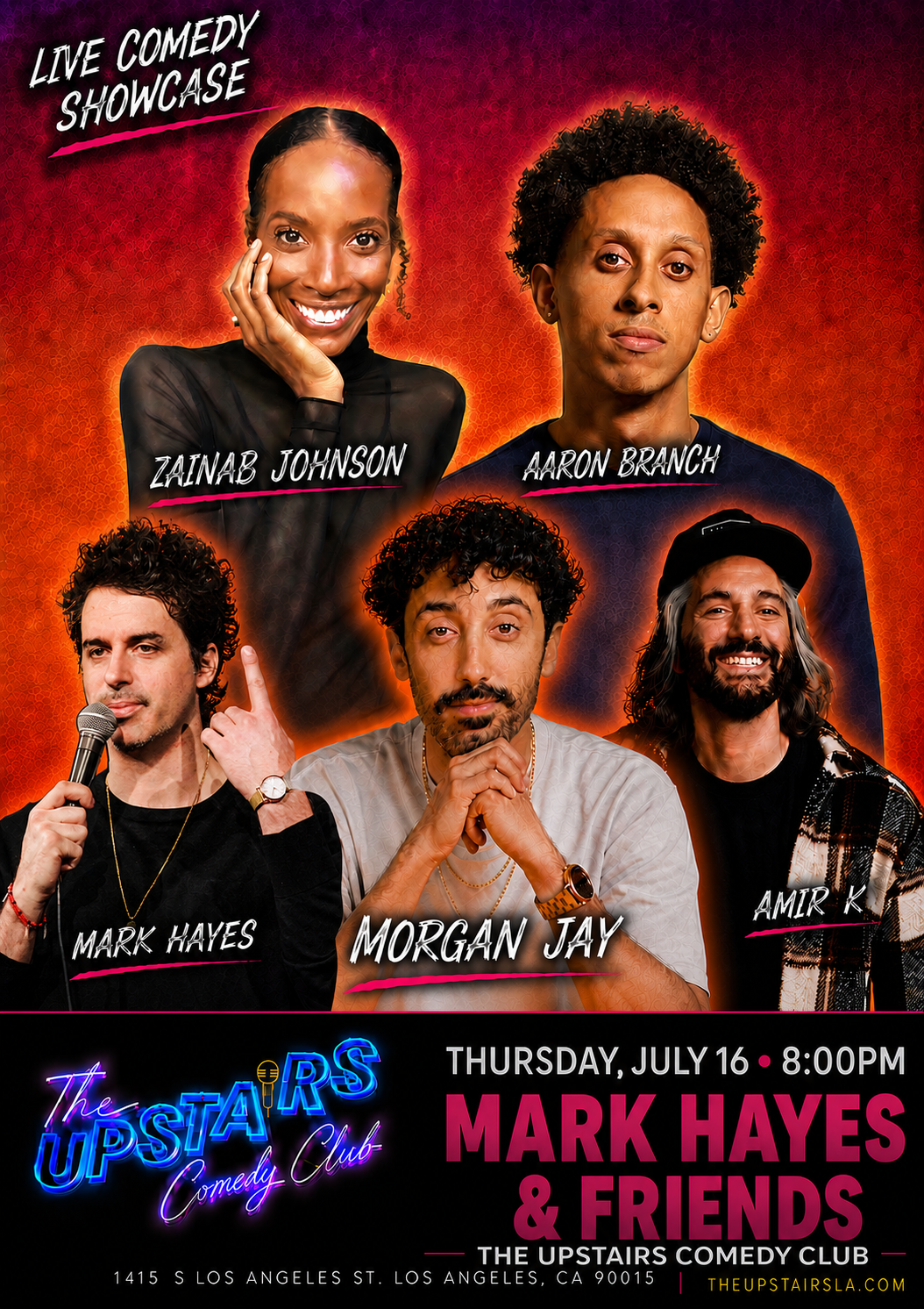 Mark Hayes & Friends at The Upstairs Comedy Club