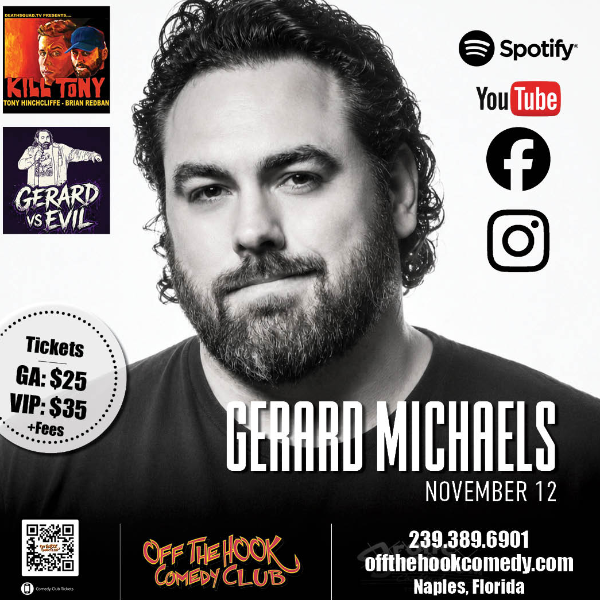 Gerard Michaels at Off The Hook Comedy Club