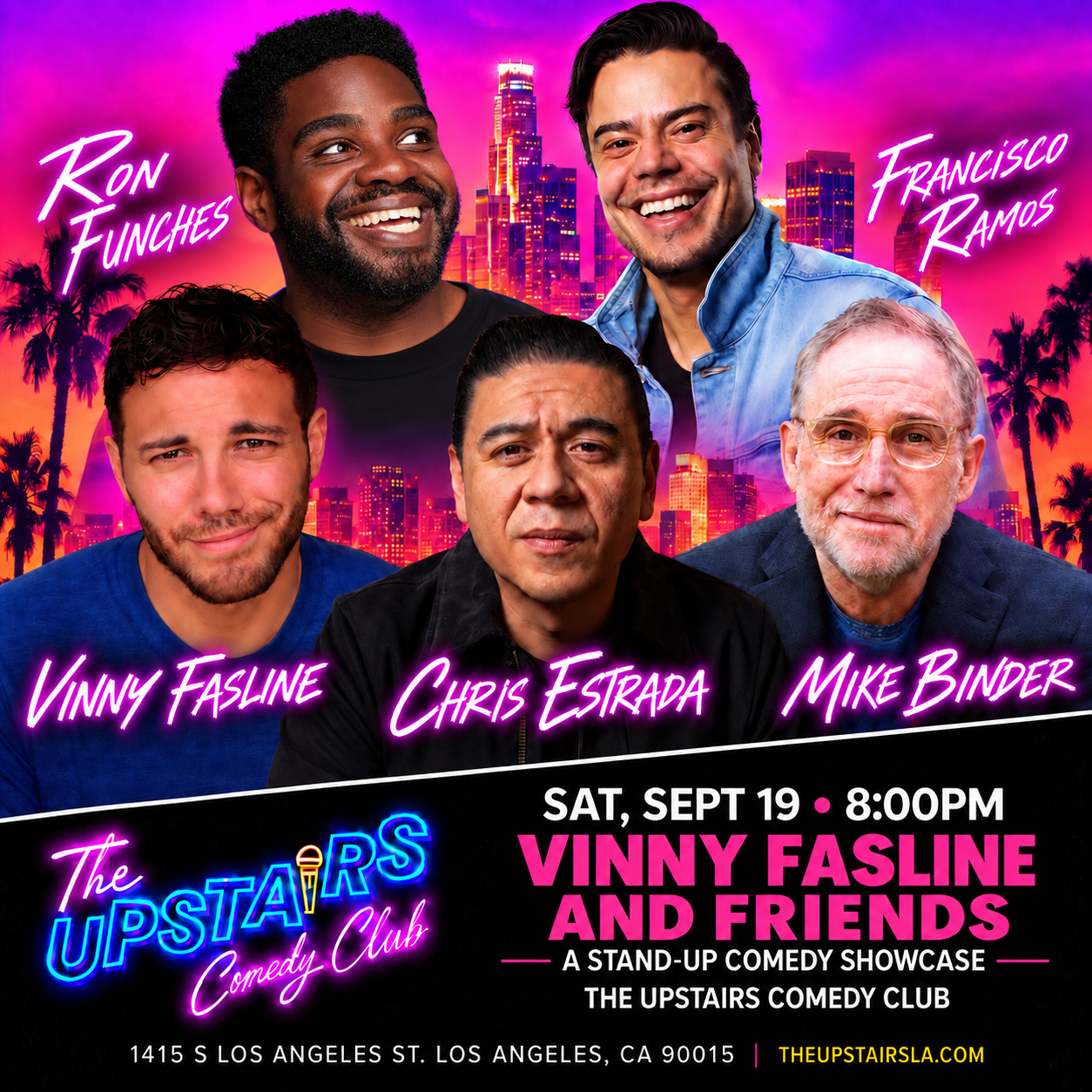Vinny Fasline and Friends at The Upstairs Comedy Club