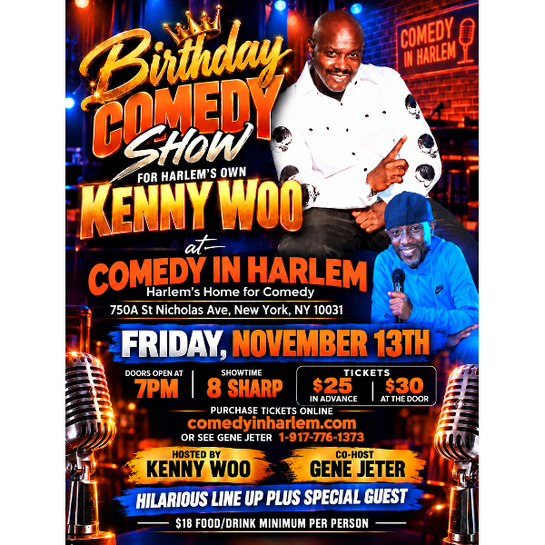 Kenny Woo’s Birthday Comedy Show at Comedy in Harlem