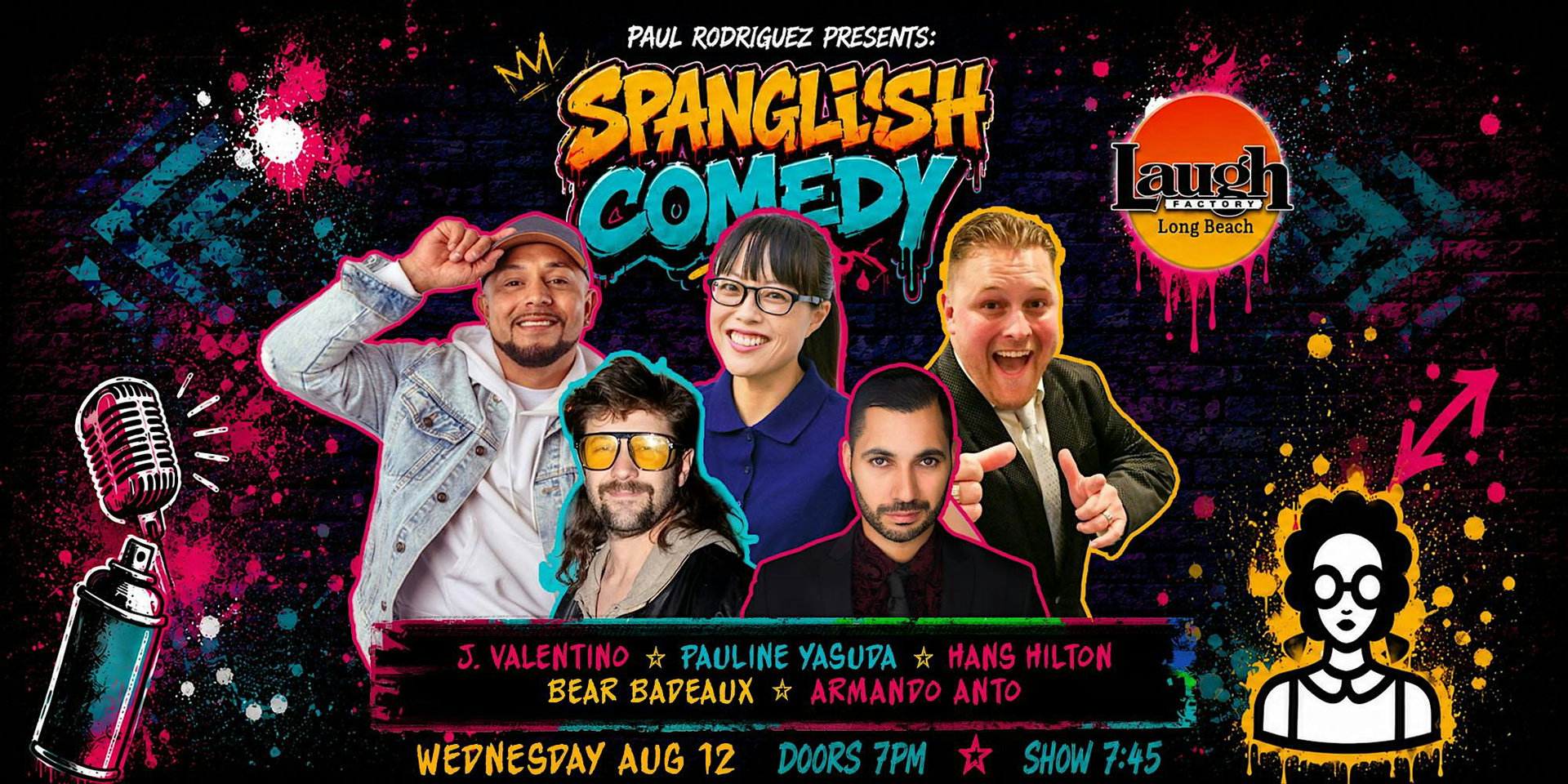 Spanglish Comedy at The Laugh Factory Long Beach